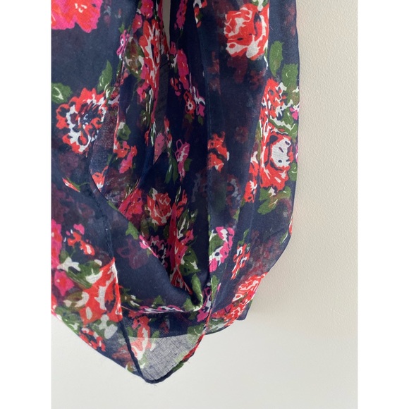 Floral Infinity Scarf - Picture 2 of 7